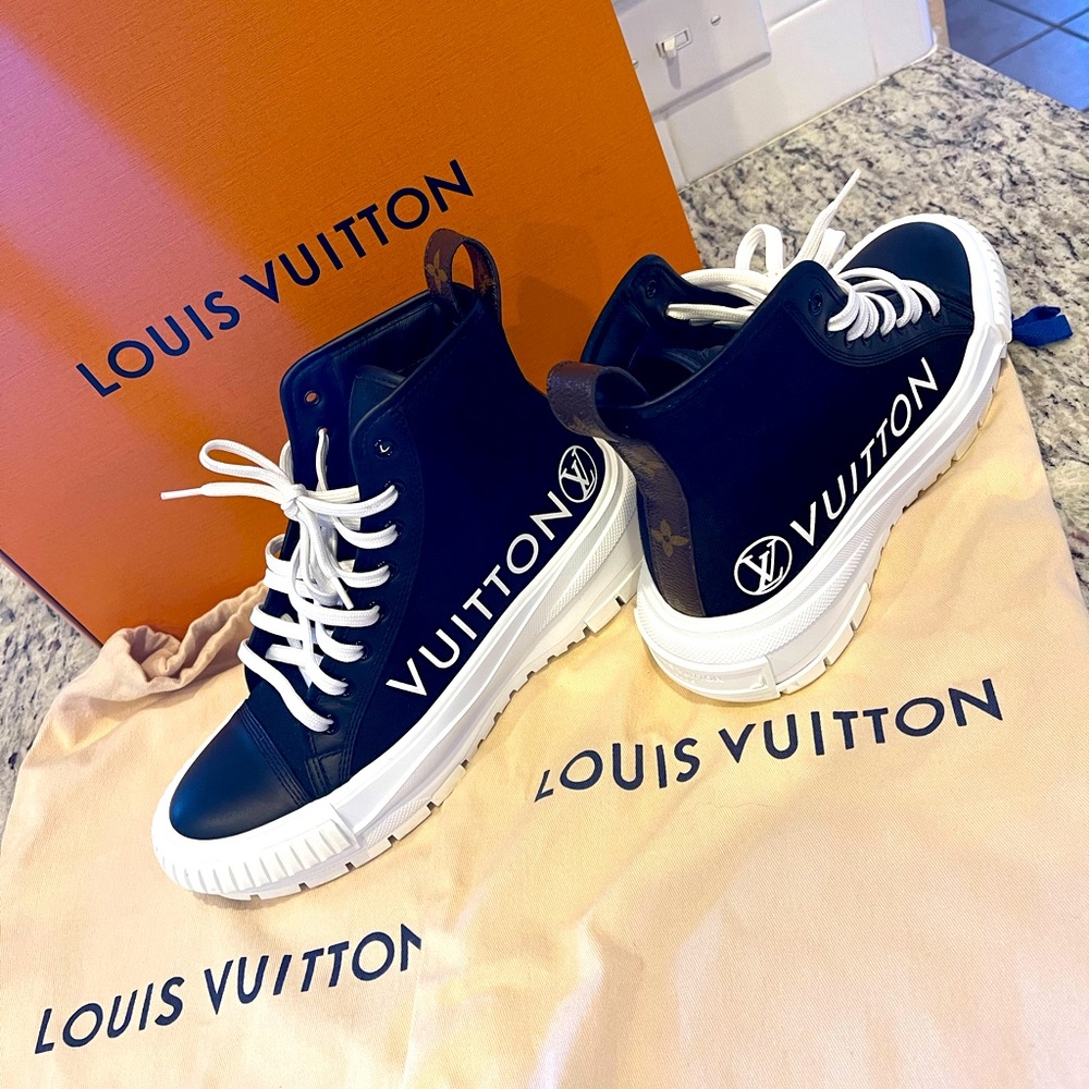 Louis Vuitton LV Squad Sneaker Boots Size 39